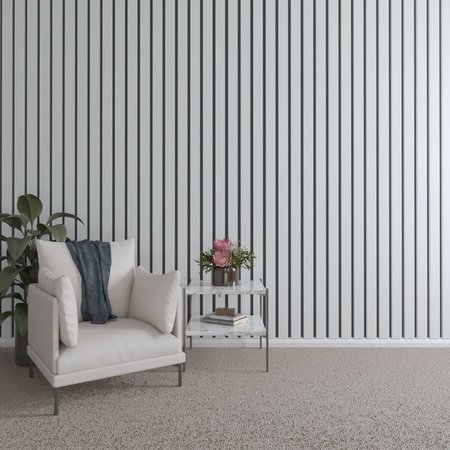 Ekena Millwork 48H x 1T Adjustable PVC Slat Wall Panel Kit w/ 3W Slats, Unfinished contains 15 Slats SWP60X48X1000UN